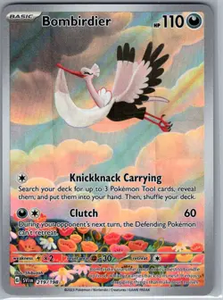 Bombirdier 219/198 SV01: Scarlet & Violet Base Set - Pokemon Card - NM - Image 1