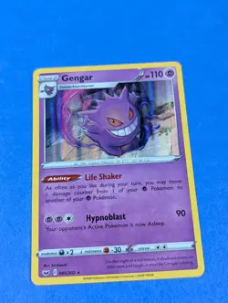 Gengar - 085/202 - Holo Rare Sword & Shield - Pokemon Card - NM - Image 1