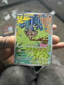 Pokemon Hitmontop ASC 240/217 Full Art Holo Rare Fighting 100 HP Basic 2026 Card - Image 1