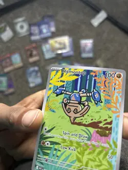 Pokemon Hitmontop ASC 240/217 Full Art Holo Rare Fighting 100 HP Basic 2026 Card - Image 2