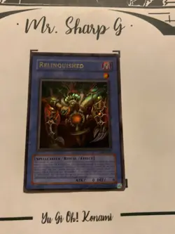 RELINQUISHED - SDP-001 ENGLISH Yu-Gi-Oh! CARD ULTRA RARE HOLO KONAMI TCG OCG - Image 2