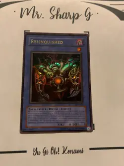 RELINQUISHED - SDP-001 ENGLISH Yu-Gi-Oh! CARD ULTRA RARE HOLO KONAMI TCG OCG - Image 3