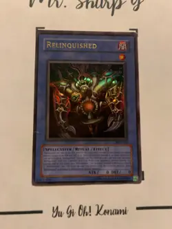 RELINQUISHED - SDP-001 ENGLISH Yu-Gi-Oh! CARD ULTRA RARE HOLO KONAMI TCG OCG - Image 4