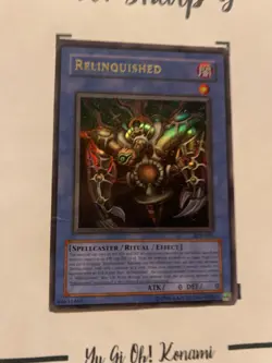 RELINQUISHED - SDP-001 ENGLISH Yu-Gi-Oh! CARD ULTRA RARE HOLO KONAMI TCG OCG - Image 5