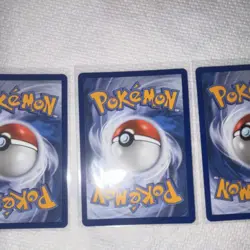 Pokemon Bulbasaur Squirtle Charmander Foil Card Lot - 3 Standard Size Cards - Image 4