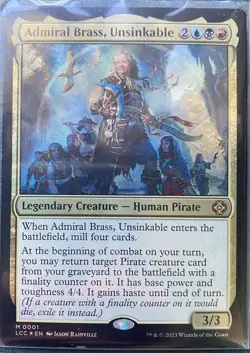 Admiral Brass, Unsinkable Custom Commander Deck - Image 1