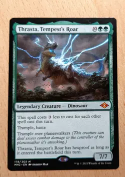 Mtg Magic: Thrasta, Gebrull des Sturms, Tempest's Roar, Dinosaurier Mythic - Image 1