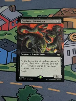 MTG Persistent Constrictor 52 Extended Art Commander Duskmourn: House of Horror - Image 1