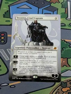 Tezzeret, Cruel Captain (Borderless) (EOE-287) - Edge of Eternities Near Mint - Image 1