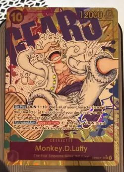 Monkey.D.Luffy SEC Alt Art OP05-119 One Piece Awakening of the New Era - Image 1