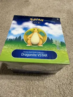 POKEMON GO PREMIER DECK HOLDER EDITION DRAGONITE VSTAR MINT IN SEALED BOX - Image 1