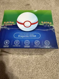 POKEMON GO PREMIER DECK HOLDER EDITION DRAGONITE VSTAR MINT IN SEALED BOX - Image 2
