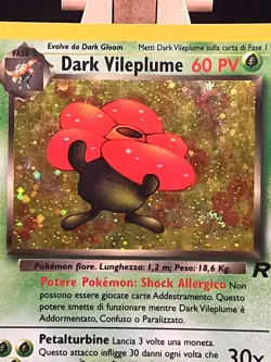 POKEMON - DARK VILEPLUME HOLO RARE 13/82 - Team Rocket - ITA - COND LP - Vintage - Image 2