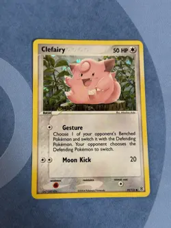 Pokemon Clefairy 59/112 EX FireRed & LeafGreen Reverse Holo 2004 - LP - Image 1