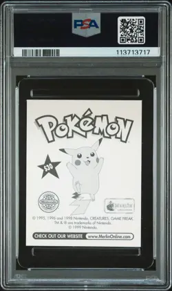 PSA 10 GEM MINT 1999 MERLIN POKEMON S30 PIKACHU-PRISM - Image 2