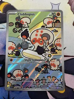 Pokemon Clobbopus 207/191 SV08 Surging Sparks Illustration Rare Full Art Holo - Image 2