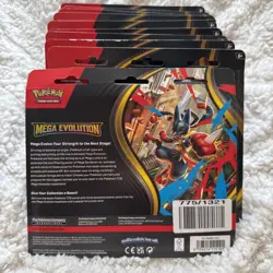 Pokemon TCG Mega Evolution Triple Blister Pack Psyduck NEW SEALED 🚚✅ - Image 4