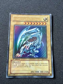 1st Edition Blue- Eyes White Dragon (SDK-001) 1996 - Image 1