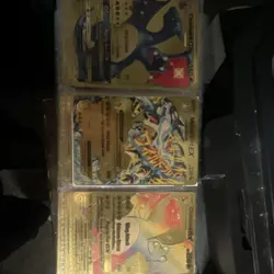 Pokemon TCG Charizard GX Mega Charizard EX Gold Foil Card Lot English Standard - Image 1
