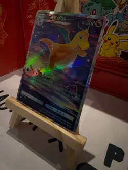 Dragonite Pokemon TCG Pocket Custom Full Alt Art Illustration Holo Foil Card - Image 2