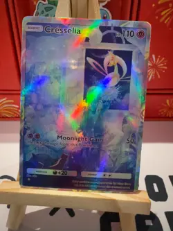 Cresselia Pokemon TCG Pocket Custom Full Alt Art Illustration Holo Foil Card - Image 1