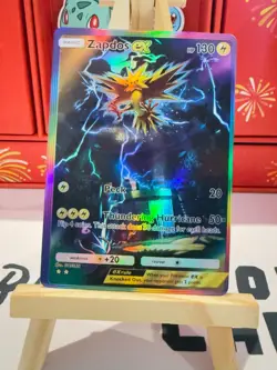 Zapdos Pokemon TCG Pocket Custom Full Alt Art Illustration Holo Foil Card - Image 1