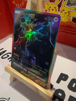 Zapdos Pokemon TCG Pocket Custom Full Alt Art Illustration Holo Foil Card - Image 2