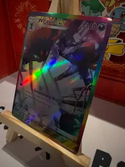 Weavile Pokemon TCG Pocket Custom Full Alt Art Illustration Holo Foil Card - Image 2