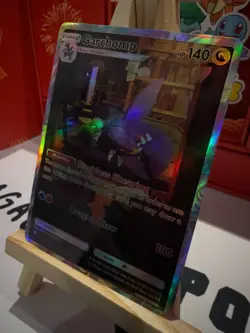 Garchomp Pokemon TCG Pocket Custom Full Alt Art Illustration Holo Foil Card - Image 2