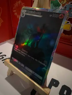 Houndoom Pokemon TCG Pocket Custom Full Alt Art Illustration Holo Foil Card - Image 2