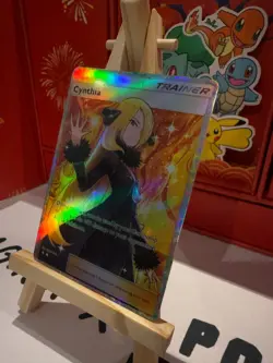 Cynthia Pokemon TCG Pocket Custom Full Alt Art Illustration Holo Foil Waifu Card - Image 2