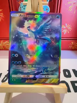 Articuno Pokemon TCG Pocket Custom Full Alt Art Illustration Holo Foil Card - Image 1