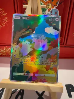 Ditto Pokemon TCG Pocket Custom Full Alt Art Illustration Holo Foil Card - Image 1