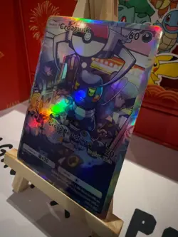 Croagunk Pokemon TCG Pocket Custom Full Alt Art Illustration Holo Foil Card - Image 2