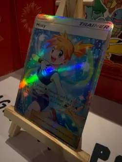 Misty Pokemon TCG Pocket Custom Full Alt Art Illustration Holo Foil Waifu Card - Image 2