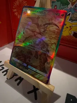 Aerodactyl Pokemon TCG Pocket Custom Full Alt Art Illustration Holo Foil Card - Image 2