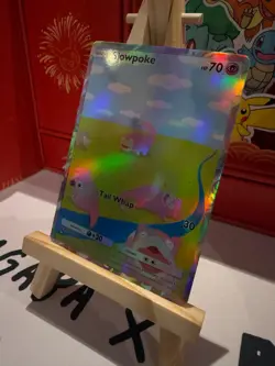 Slowpoke Pokemon TCG Pocket Custom Full Alt Art Illustration Holo Foil Card - Image 2