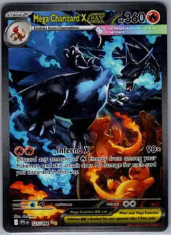 Mega Charizard X ex 125/094 SIR ME02: Phantasmal Flames - Pokemon Card - NM - Image 1