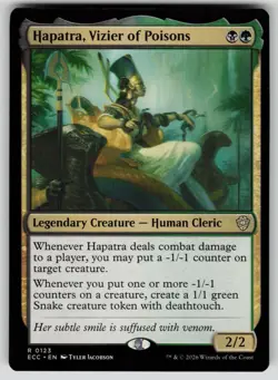 Hapatra, Vizier of Poisons Normal R Commander: Lorwyn Eclipsed 123 NM - Image 1