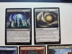 MTG Dragonstorm Set Of 5 Tarkir Enchantment Lot Roiling Teeming Breaching - Image 2