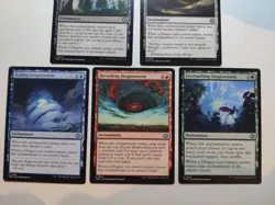 MTG Dragonstorm Set Of 5 Tarkir Enchantment Lot Roiling Teeming Breaching - Image 3