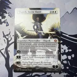 Elspeth, Storm Slayer (Borderless) Tarkir: Dragonstorm Regular - Image 1