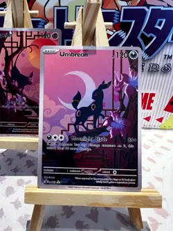 Umbreon & Espeon Sun & Moon Pokemon CUSTOM made METAL Full Art Illustration Card - Image 2