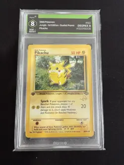 1999 Pokemon Jungle 1st Edition Pikachu Wizard Stamp Duelist Promo - Image 1