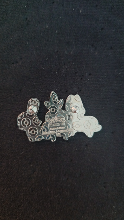 Official Pokemon Hoenn Starter Trio Torchic Mudkip Treecko Hard Enamel Pin - Image 3