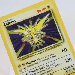 Pokemon TCG - Zapdos 16/102 Base Set Holo Rare WOTC - NM - Image 1