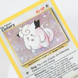 Pokemon TCG - Clefairy 5/102 Base Set Holo Rare WOTC - LP - Image 1