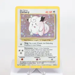 Pokemon TCG - Clefairy 5/102 Base Set Holo Rare WOTC - LP - Image 2