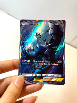 Lugia ex - Wisdom of Sea and Sky - Pokemon Pocket FANMADE Full Alt Art HOLO - Image 2