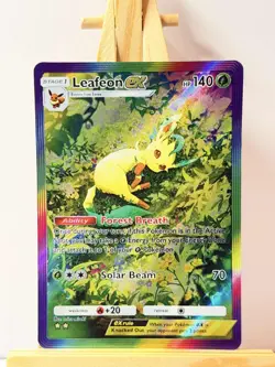 Leafeon - Triumphant light Pokemon Pocket FANMADE Full Alt Art HOLO - Image 2